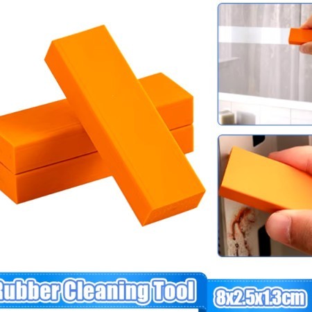 Stainless Eraser-রাবার লাইমস্কেল মরিচা রিমুভার, স্ক্র্যাচ ক্লিনার, বাথরুম রান্নাঘর পোড়া দাগ ধোয়া যায়